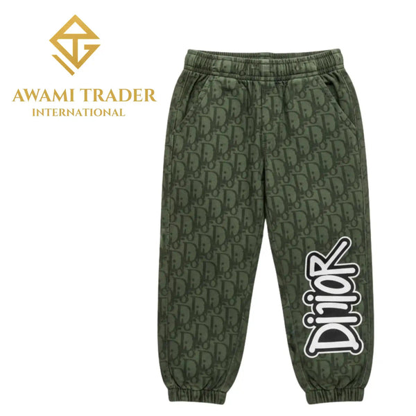 Boys' Winter Hoodie & Trousers Set – Micro Fabric Jacket with Fleece Lining + Olive Green Pants (S–L)    second image